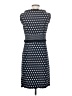 Tory Burch Polka Dots Blue Casual Dress Size 4 - photo 2