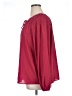 Ann Taylor LOFT 100% Polyester Burgundy Long Sleeve Blouse Size XL - photo 5