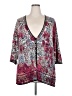 Nic + Zoe Pink 3/4 Sleeve Blouse Size 2X - photo 1