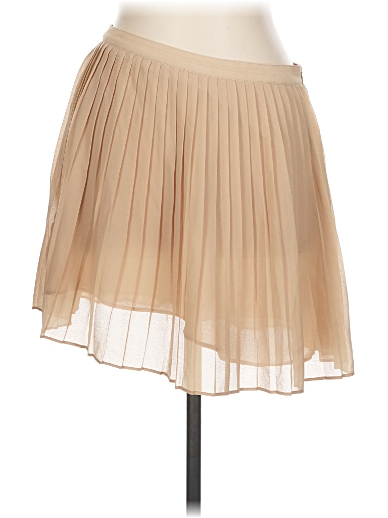 Pre-owned Reformation Formal Skirt In Tan