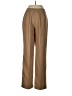 Larry Levine 100% Polyester Brown Dress Pants Size 8 - photo 2