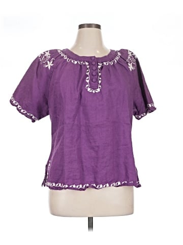 Carole Little Short Sleeve Blouse (view 1)
