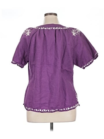 Carole Little Short Sleeve Blouse (view 2)