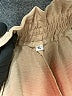 Unbranded 100% Polyester Solid Tan Khaki Shorts Size XL - photo 3
