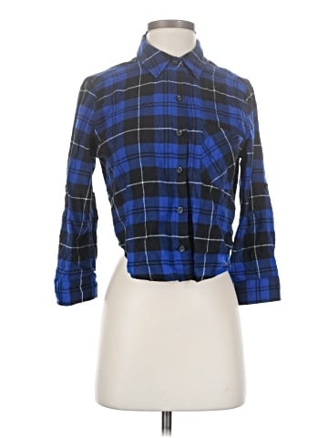 Forever 21 3/4 Sleeve Button-Down Shirt (view 1)