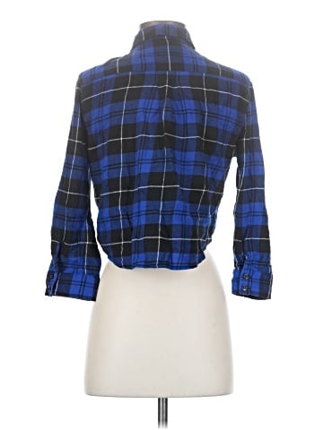 Forever 21 3/4 Sleeve Button-Down Shirt (view 2)