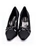 VANELi 100% Leather Black Heels Size 9 - photo 2