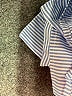 Unbranded 100% Polyester Stripes Blue Long Sleeve Blouse Size 1X - photo 7