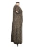 Max Edition Animal Print Brown Casual Dress Size L - photo 4