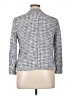 Ann Taylor Tweed Blue Blazer Size 14 - photo 2