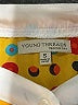 Young Threads 100% Polyester Polka Dots Orange Long Sleeve Blouse Size S - photo 7