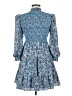 Likely 100% Polyester Paisley Blue Casual Dress Size 6 - photo 2