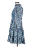Likely 100% Polyester Paisley Blue Casual Dress Size 6 - photo 5