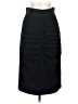 Dolce & Gabbana Solid Black Wool Skirt Size EU (IT) 38 / US 2 - photo 1