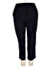 Ann Taylor LOFT Outlet Solid Black Active Pants Size XXL - photo 2