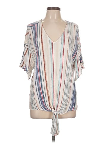 John Paul Richard Short Sleeve Blouse (view 1)