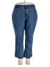 Woman Within 100% Cotton Blue Jeans Size 18 (petite) - photo 1