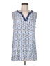 Croft & Barrow 100% Rayon Blue Sleeveless Blouse Size M - photo 1