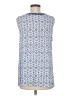 Croft & Barrow 100% Rayon Blue Sleeveless Blouse Size M - photo 2