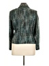 JM Collection 100% Acrylic Tweed Teal Blazer Size 14 Petite - photo 2