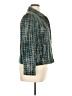JM Collection 100% Acrylic Tweed Teal Blazer Size 14 Petite - photo 4
