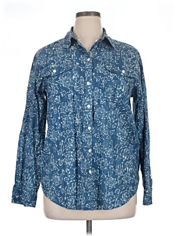 Lauren by Ralph Lauren Long Sleeve Button-Down Shirt (view 1)