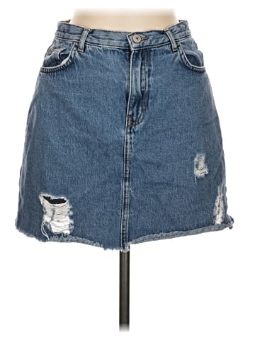 Pull&Bear Denim Skirt (view 1)