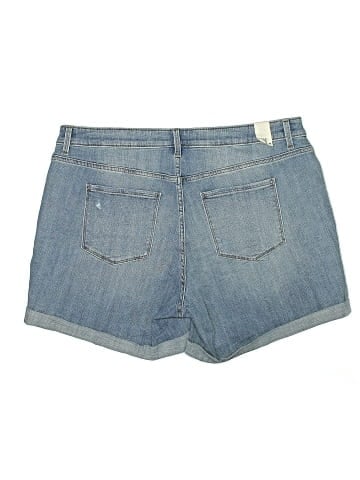 Cosmic Blue Love Denim Shorts (view 2)