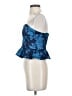 Lulus 100% Polyester Blue Sleeveless Blouse Size S - photo 5