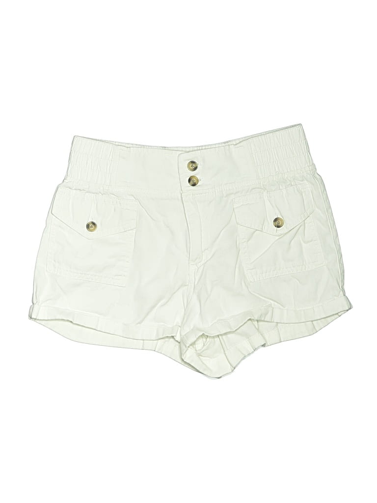 Pre-owned Happily Grey Khaki Shorts In Ivory