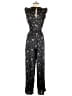 Kaari Blue 100% Polyester Paisley Black Jumpsuit Size 6 - photo 2