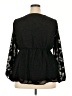 Torrid Black Long Sleeve Blouse Size 2X Plus (2) - photo 2