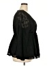 Torrid Black Long Sleeve Blouse Size 2X Plus (2) - photo 4