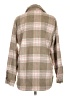 Blank NYC 100% Polyester Plaid Tan Fleece Size S - photo 2