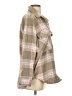 Blank NYC 100% Polyester Plaid Tan Fleece Size S - photo 4