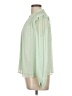Ann Taylor LOFT 100% Polyester Green Sleeveless Blouse Size L - photo 5