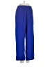 Connected Apparel 100% Polyester Color Block Blue Track Pants Size S - photo 1