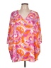 Adrienne 100% Polyester Orange Kimono Size L - photo 1