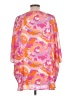Adrienne 100% Polyester Orange Kimono Size L - photo 2