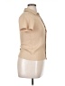 Eighty Eight Tan Short Sleeve Blouse Size 14 - photo 4