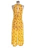 Thakoon Floral Yellow Jumpsuit Size 4 - photo 2