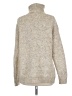 Aqua Chevron-herringbone Tan Pullover Sweater Size M - photo 2