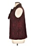 Halogen 100% Polyester Burgundy Sleeveless Blouse Size XL Petite - photo 5