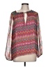 Diane von Furstenberg 100% Silk Pink blouse Size 12 - photo 1