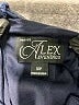Alex Evenings 100% Polyester Blue Cocktail Dress Size 10 Petite - photo 7