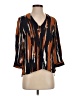 Just Female Orange 3/4 Sleeve Blouse Size S - photo 1