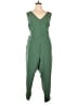 Athleta Solid Green Jumpsuit Size 24 - photo 1