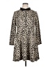 Anthology Animal Print Tan Casual Dress Size 16 - photo 1