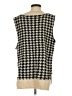 Unbranded 100% Acrylic Houndstooth Tan Sweater Vest Size S - photo 2
