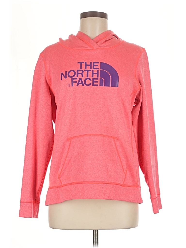 Pre-owned The North Face Pullover Hoodie In Pink